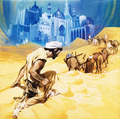 Rene Caille w poszukiwaniu Timbuktu autorstwa Angus McBride
