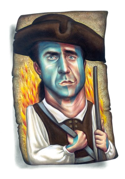 Braveheart, 2000 (akryl na płycie ilustracyjnej) autorstwa Anita Kunz