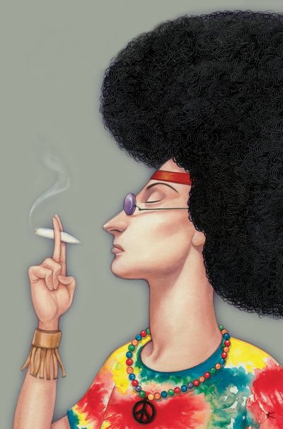 Eustace Trippy, 2015 (akryl na płycie ilustracyjnej) autorstwa Anita Kunz