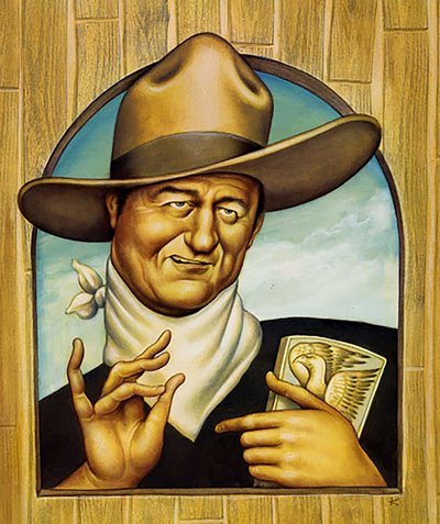 John Wayne autorstwa Anita Kunz