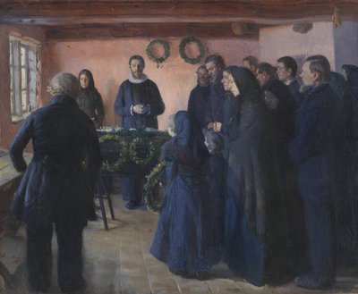 Pogrzeb autorstwa Anna Ancher