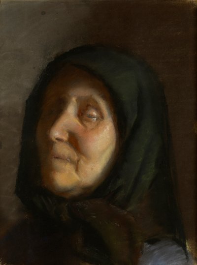duński: Blind kone Niewidoma kobieta autorstwa Anna Ancher