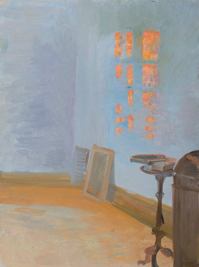 Wieczorne słońce w gabinecie artysty w Markvej. autorstwa Anna Ancher