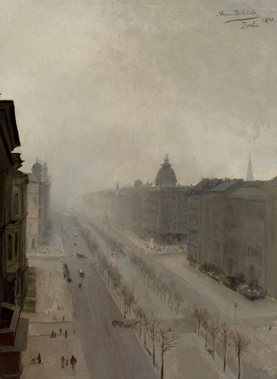 Ulica Unter den Linden w Berlinie autorstwa Anna Bilińska Bohdanowicz