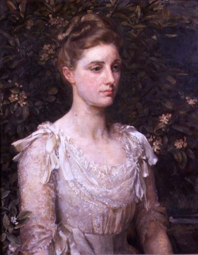 Portret Cecylii Farrer (olej na płótnie) autorstwa Anna Lea Merritt