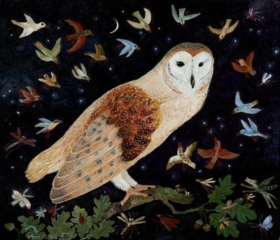 A Word to the Wise, 2013 (akryl) autorstwa Anna Pugh