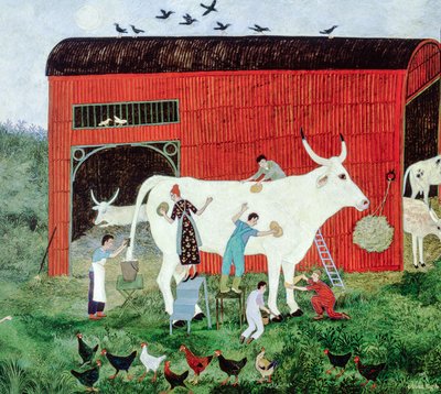 Wczesny start, 2007 (akryl) autorstwa Anna Pugh