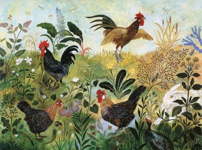 Boys on the Block, 2001 (akryl) autorstwa Anna Pugh
