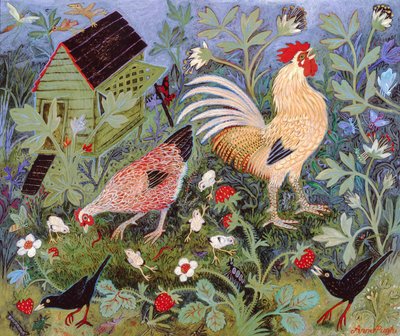 Free for All, 2009 (akryl) autorstwa Anna Pugh
