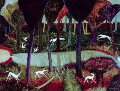 Gesso w drewnie, 2005 (akryl) autorstwa Anna Pugh