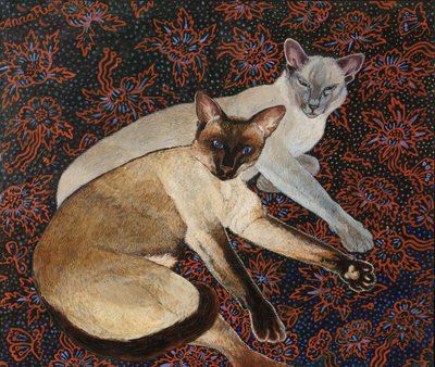 Komisja Merlin i Meilo, 2018 (akryl) autorstwa Anna Pugh