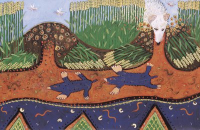 Mole on the Hill 2, 2016 (akryl) autorstwa Anna Pugh