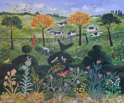 Near  Far, 2015 (akryl) autorstwa Anna Pugh
