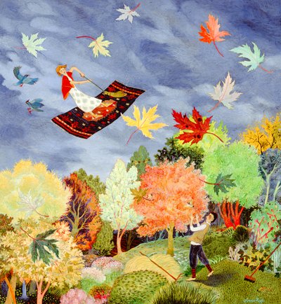 Off You Go, 2008 (akryl) autorstwa Anna Pugh