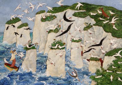 Stary Harry, 2017 (akryl) autorstwa Anna Pugh