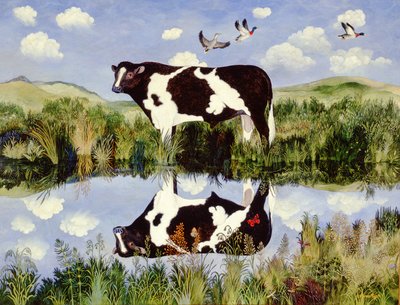Na krawędzi, 2002 (akryl) autorstwa Anna Pugh