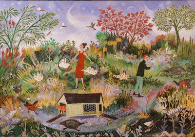 One Two Three, 2019 (akryl) autorstwa Anna Pugh