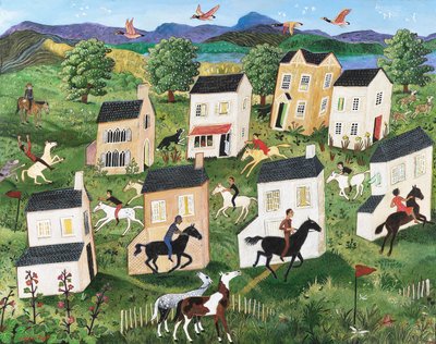 Siódme niebo, 2013 (akryl) autorstwa Anna Pugh