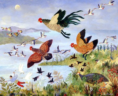 The Call of the Wild, 2008 (akryl) autorstwa Anna Pugh