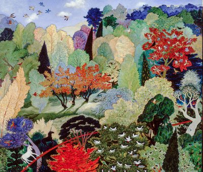 Drzewo lęgowe, 2007 (akryl) autorstwa Anna Pugh