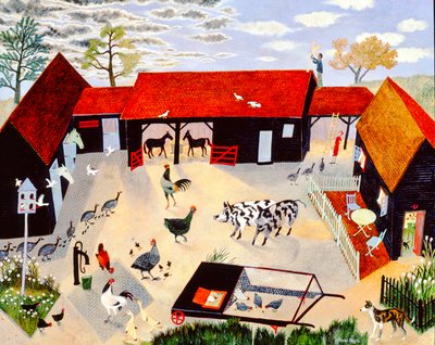 Trochę w górę, 2004 (akryl) autorstwa Anna Pugh