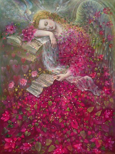 I Dream of You, 2018 (olej na belgijskim płótnie) autorstwa Annael Anelia Pavlova