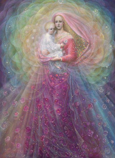 Ora pro nobis, 2015 (olej na belgijskim płótnie) autorstwa Annael Anelia Pavlova