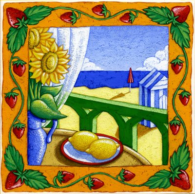 Cztery pory roku, lato, 2015 (gwasz) autorstwa Annalisa Morrocco