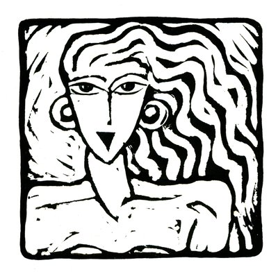Horoskop (Panna), 2017 (wydruk na płótnie) autorstwa Annalisa Morrocco