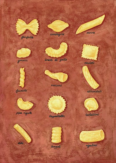 Makaron, 2010 (gwasz) autorstwa Annalisa Morrocco