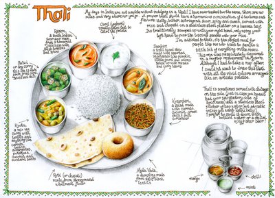 Thali, 2020 (ołówek i kredka) autorstwa Annalisa Morrocco
