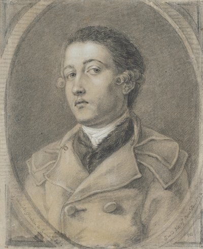 Portret młodego mężczyzny autorstwa Anne-Louis Girodet de Roucy-Trioson