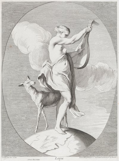 Przesłuchanie, 1730-65. Twórcy: Caylus, Anne-Claude-Philippe de, Etienne Fessard. autorstwa Anne Claude Philippe de Caylus, Etienne Fessard
