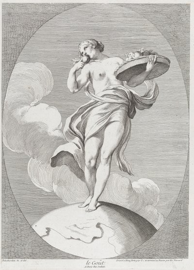 Smak, 1730-65. Twórcy: Caylus, Anne-Claude-Philippe de, Etienne Fessard. autorstwa Anne Claude Philippe de Caylus, Etienne Fessard