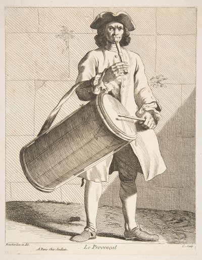 Człowiek z Prowansji, 1737. autorstwa Anne Claude Philippe de Caylus