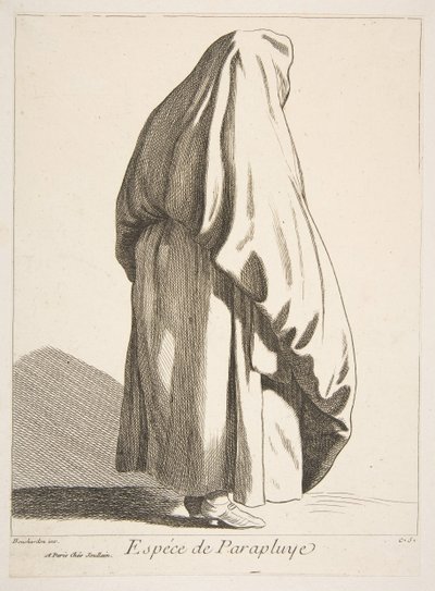 Rodzaj parasola, 1746. autorstwa Anne Claude Philippe de Caylus