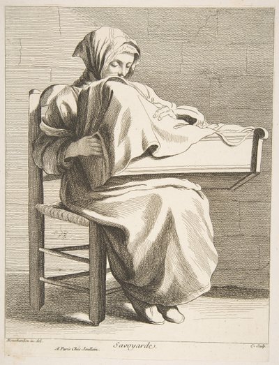 Kobieta z Sabaudii, 1737. autorstwa Anne Claude Philippe de Caylus