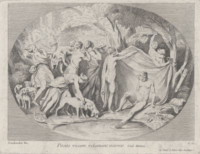 Diana w Łaźni Po powrocie z polowania, ok. godz. 1730-60. autorstwa Anne Claude Philippe de Caylus
