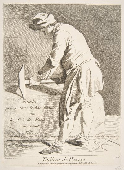 Przecinak do kamienia, 1737. autorstwa Anne Claude Philippe de Caylus