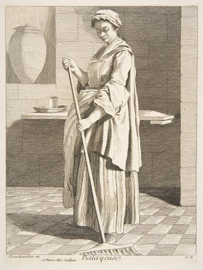 Zamiatarka, 1746. autorstwa Anne Claude Philippe de Caylus