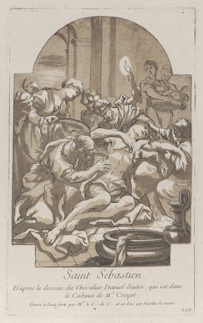 Męczeństwo św. Sebastiana, ca. 1729. autorstwa Anne Claude Philippe de Caylus