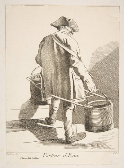 Nosiciel wody, 1742. autorstwa Anne Claude Philippe de Caylus
