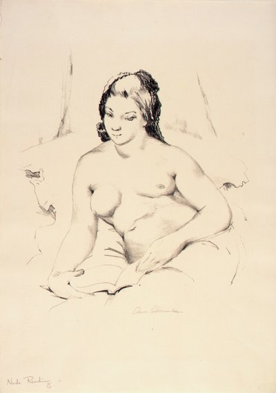 Nagie czytanie autorstwa Anne Goldthwaite