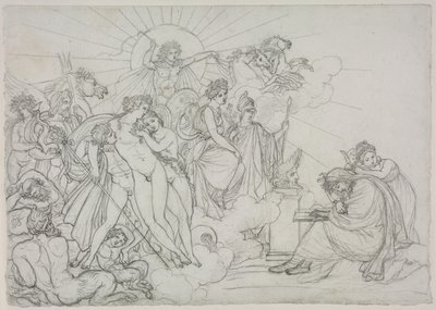 Inwokacja do Bóstw, które przewodniczą Rolnictwu z „Gruzów” Wergiliusza autorstwa Anne Louis Girodet de Roucy Trioson