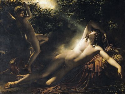 Sen Endymiona, 1791 (kopia patrz 62246) autorstwa Anne Louis Girodet de Roucy Trioson