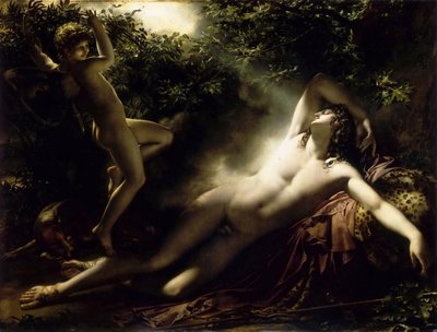 Sen Endymiona, 1791. autorstwa Anne Louis Girodet de Roucy Trioson