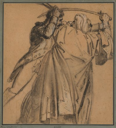 Dwóch Arabów, za bunt w Kairze, c. 1810. autorstwa Anne Louis Girodet de Roucy Trioson