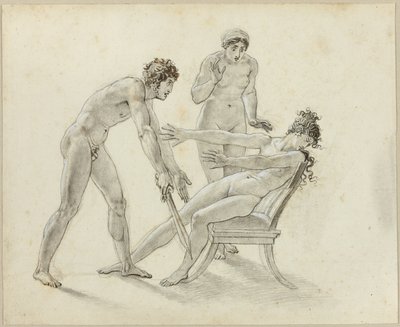 Hermiona odrzucająca Orestesa autorstwa Anne Louis Girodet de Roussy Trioson