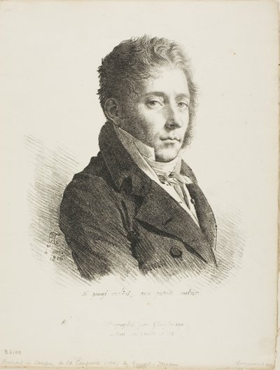 Portret Coupin de la Couperie autorstwa Anne Louis Girodet de Roussy Trioson