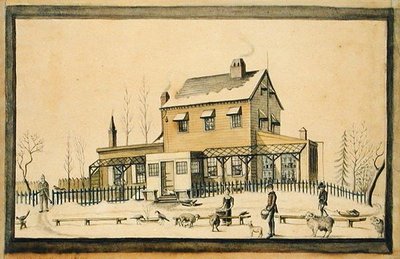 Angelica, Zima 1814 (akwarela i grafit na papierze) autorstwa Anne Marguerite Hyde de Neuville